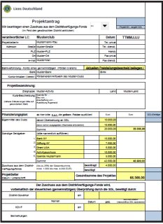 Bild von Formular